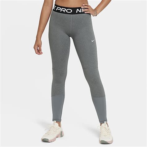 grey nike pro leggings